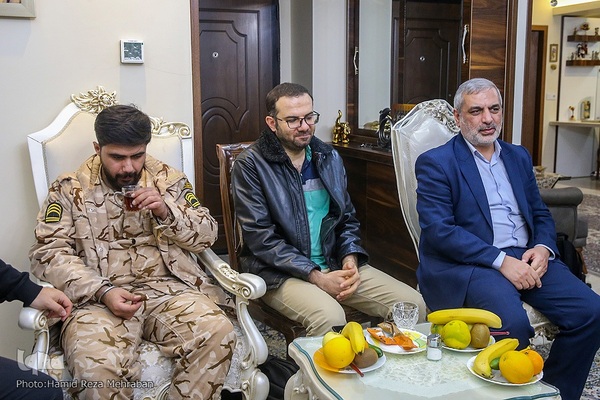 دیدار با خانواده شهیدان اربابی و شعبانلو