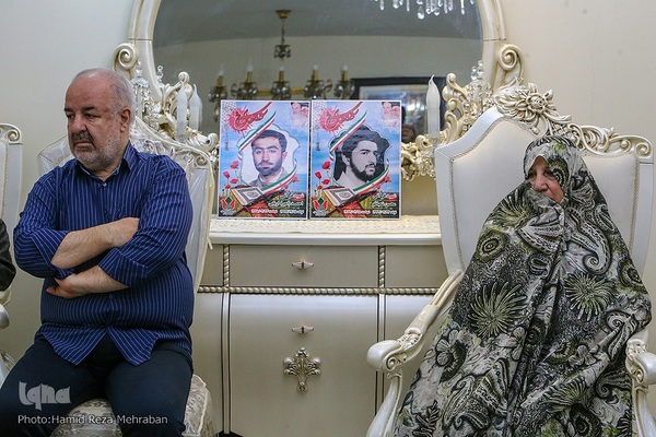 دیدار با خانواده شهیدان اربابی و شعبانلو
