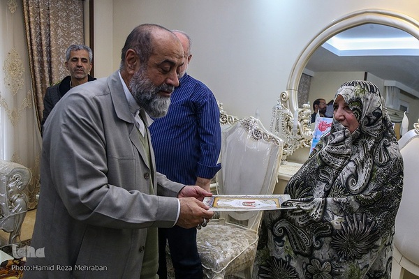 دیدار با خانواده شهیدان اربابی و شعبانلو