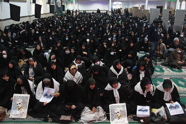 مراسم بزرگداشت سومین سالگرد شهادت سردار سپهبد شهید قاسم سلیمانی در حسینیه شهدای گمنام سپاه قائم آل محمد (عج) سمنان