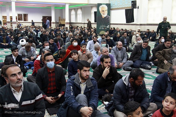 مراسم بزرگداشت سومین سالگرد شهادت سردار سپهبد شهید قاسم سلیمانی در حسینیه شهدای گمنام سپاه قائم آل محمد (عج) سمنان