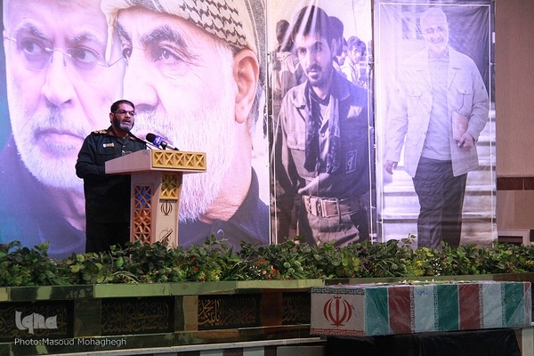 مراسم بزرگداشت سومین سالگرد شهادت سردار سپهبد شهید قاسم سلیمانی در حسینیه شهدای گمنام سپاه قائم آل محمد (عج) سمنان