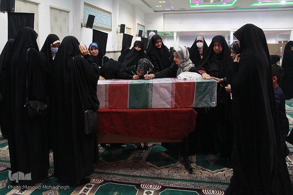 مراسم بزرگداشت سومین سالگرد شهادت سردار سپهبد شهید قاسم سلیمانی در حسینیه شهدای گمنام سپاه قائم آل محمد (عج) سمنان