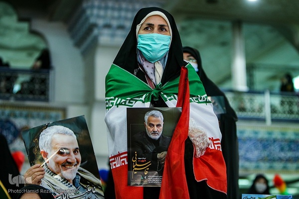 بزرگداشت شهادت سردار سلیمانی در مصلی تهران