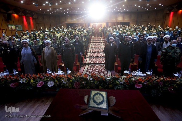 آیین اختتامیه مرحله نهایی چهل و دومین دوره مسابقات قرآن کریم ارتش