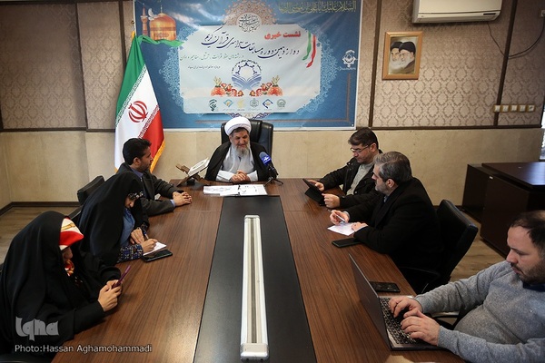 نشست خبری دوازدهمین دوره مسابقات قرآن سراسری خانواده‌های سپاه