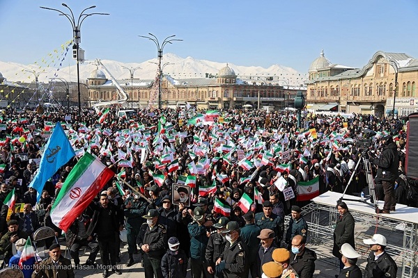 راهپیمایی 22بهمن در همدان