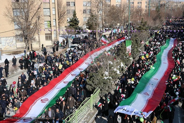 راهپیمایی 22بهمن در همدان