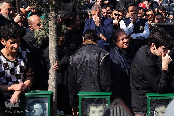 مراسم تشییع و خاکسپاری پیکر آتش نشان شهید «قریب رضا دارابی»