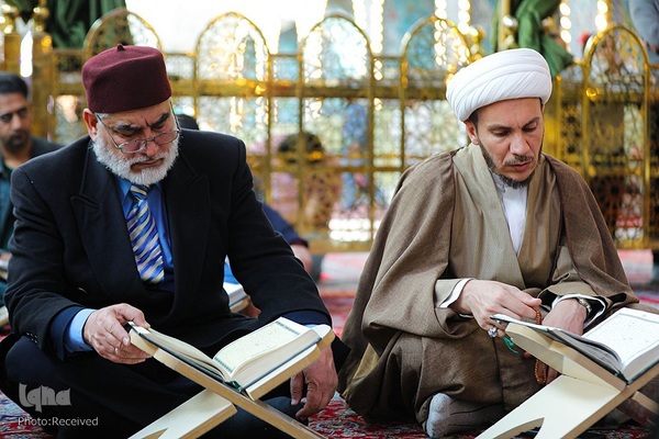 محفل انس با قرآن «عرش تلاوت» در حرم مطهر عباسی