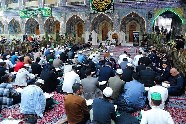 محفل انس با قرآن «عرش تلاوت» در حرم مطهر عباسی
