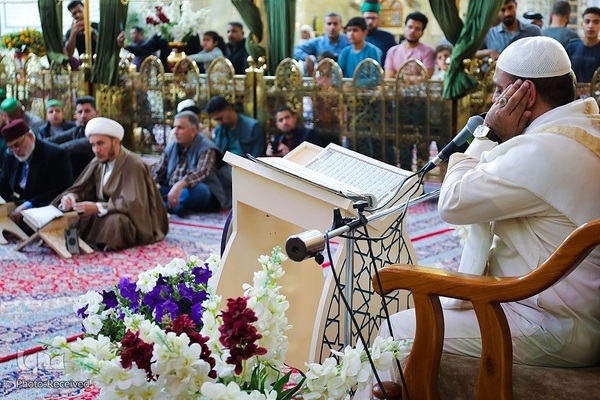 محفل انس با قرآن «عرش تلاوت» در حرم مطهر عباسی