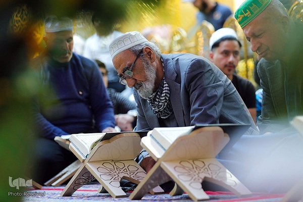 محفل انس با قرآن «عرش تلاوت» در حرم مطهر عباسی