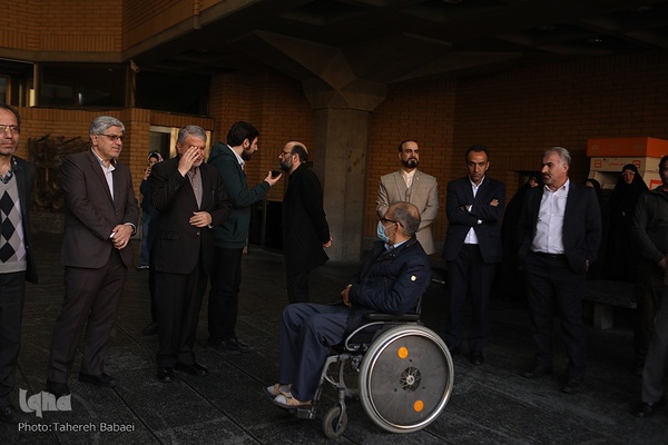 مراسم تشییع استاد سید عبدالله انوار