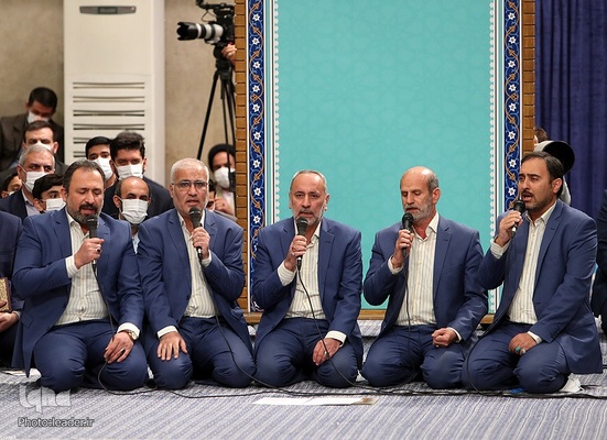 محفل نورانی انس با قرآن کریم با حضور حضرت آیت‌الله العظمی خامنه‌ای، رهبر انقلاب اسلامی