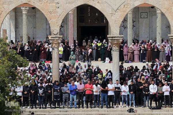 اولین نماز جمعه مسجدالاقصی در ماه مبارک رمضان
