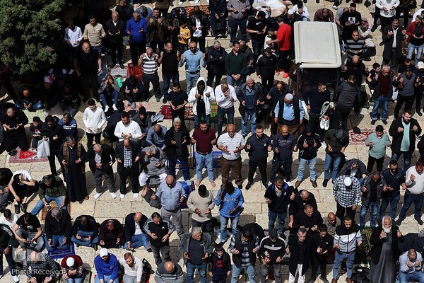 اولین نماز جمعه مسجدالاقصی در ماه مبارک رمضان