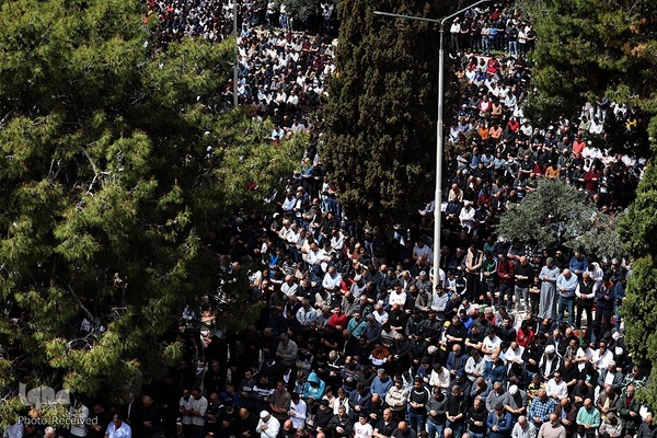 اولین نماز جمعه مسجدالاقصی در ماه مبارک رمضان