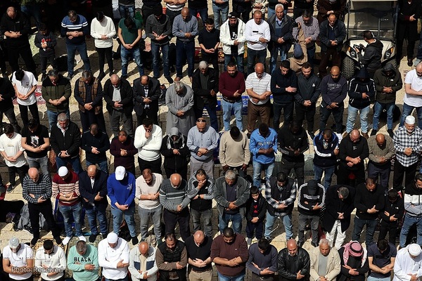 اولین نماز جمعه مسجدالاقصی در ماه مبارک رمضان