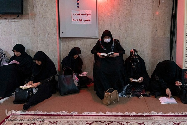 مراسم احیای شب نوزدهم ماه مبارک رمضان رمضان در هیئت انصارالامام رزمندگان كرج‎ 