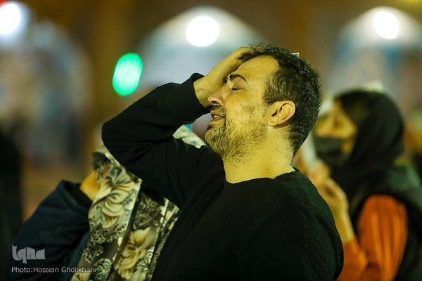 مراسم احیای شب نوزدهم ماه مبارک رمضان رمضان در آستان مقدس امامزاده حسین(ع) قزوین
