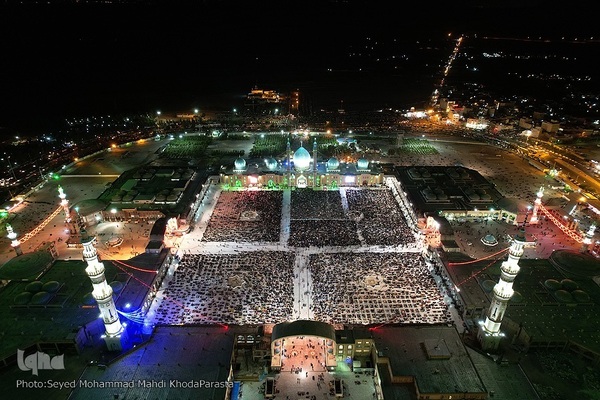 مراسم احیای شب نوزدهم ماه مبارک رمضان در مسجد مقدس جمکران قم