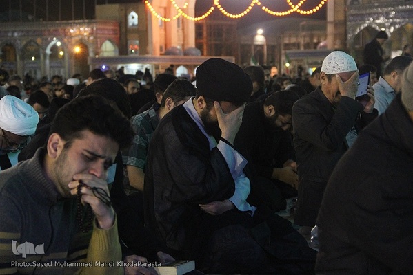 مراسم احیای شب نوزدهم ماه مبارک رمضان در مسجد مقدس جمکران قم