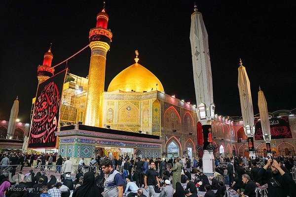 احیا در حرم امام علی‎‎