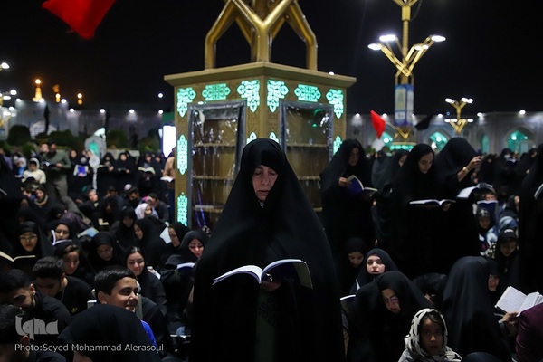 مراسم احیای شب بیست‌ویکم ماه مبارک رمضان در حرم مطهر رضوی