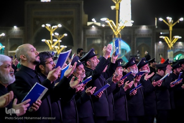 مراسم احیای شب بیست‌ویکم ماه مبارک رمضان در حرم مطهر رضوی