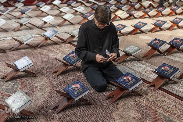 ترتیل‌خوانی قرآن در خانه مدرس