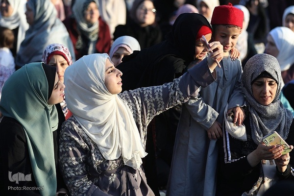 جشن عید سعید فطر در غزه