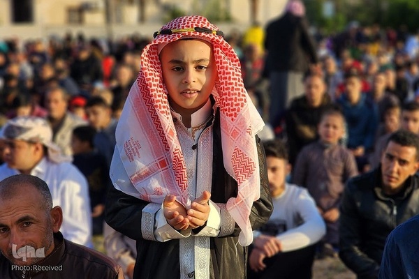 جشن عید سعید فطر در غزه
