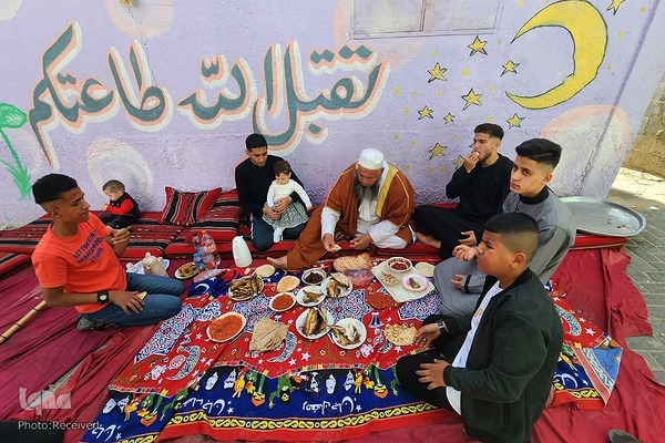 جشن عید سعید فطر در غزه