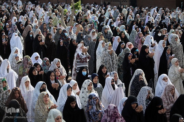 نماز عید سعید فطر در جوار حرم مطهر حضرت عبدالعظیم حسنی علیه‌السلام