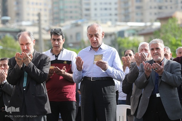 نماز عید سعید فطر در محله بهرود تهران