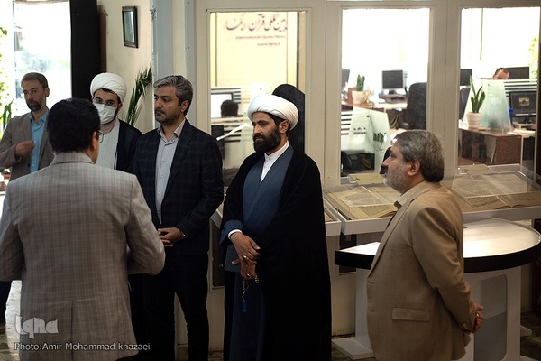 بازدید حجت الاسلام والمسلمین علی تقی زاده، رئیس سازمان دارالقرآن الکریم از ایکنا