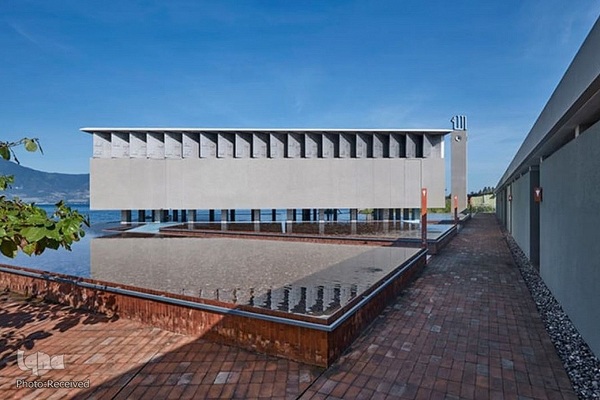 معماری خاص مسجد نورالیقین در اندونزی