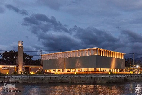 معماری خاص مسجد نورالیقین در اندونزی