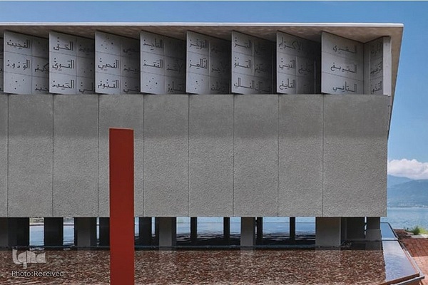 معماری خاص مسجد نورالیقین در اندونزی