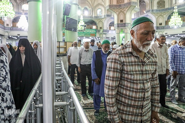 نماز عید سعید قربان در حرم حضرت عبدالعظيم(ع)