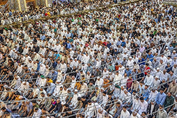 نماز عید سعید قربان در حرم اباالفضل العباس (ع)