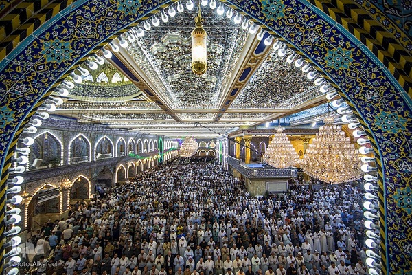 نماز عید سعید قربان در حرم اباالفضل العباس (ع)