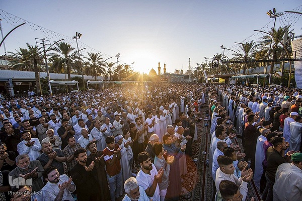 نماز عید سعید قربان در حرم اباالفضل العباس (ع)