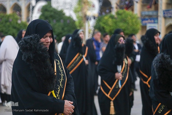 سیاه‌پوشی حرم مطهر حضرت شاهچراغ(ع)