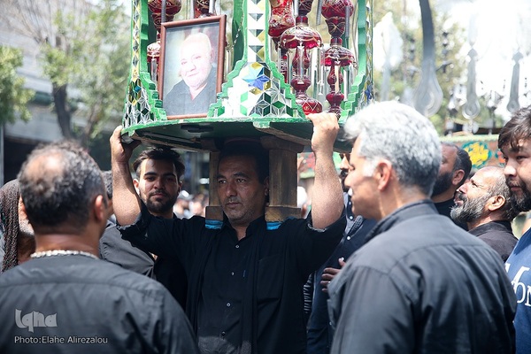 حرکت نمادین کاروان بنی اسد در خیابان های تهران