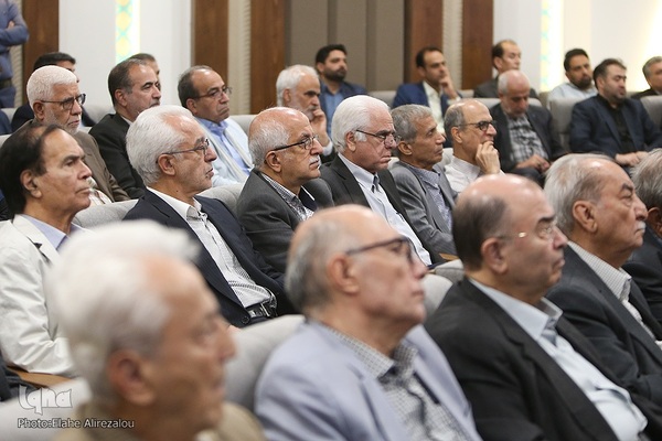 مراسم تکریم رضا داوری اردکانی، رئیس سابق و معارفه محمدرضا مخبر دزفولی