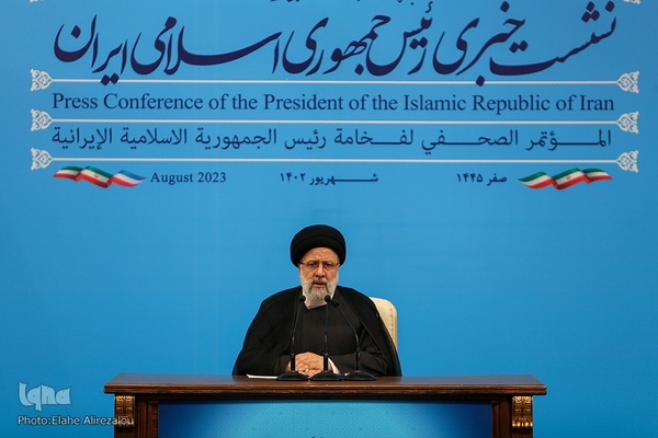 نشست خبری رئیس جمهور