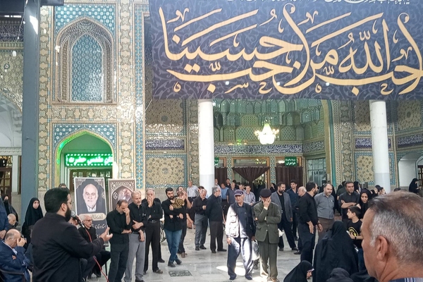 مراسم تشییع حبیب صحاف‌نائینی