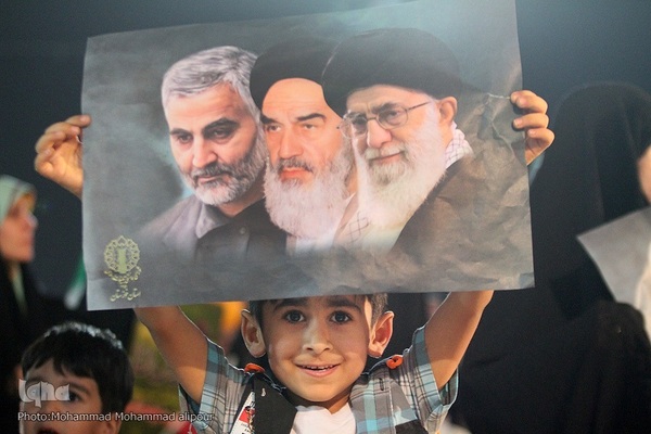 تجمع مردم اهواز در حمایت از جبهه مقاومت